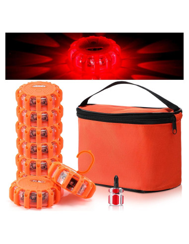 Tallew 8 Luces LED de Emergencia con Imán y Gancho