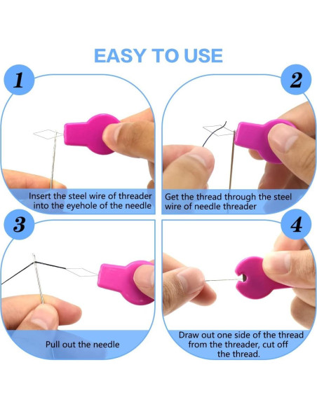 Enhebrador de Agujas Lechchy 19 en 1 para Costura Manual y Máquina Enhebrador de Agujas Lechchy 19 en 1 para Costura Manual y Máquina