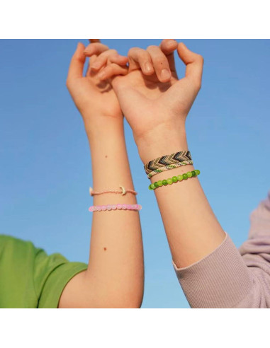 Kit de Perlas de Vidrio NEWMIAO 1188 Piezas 6mm 22 Colores