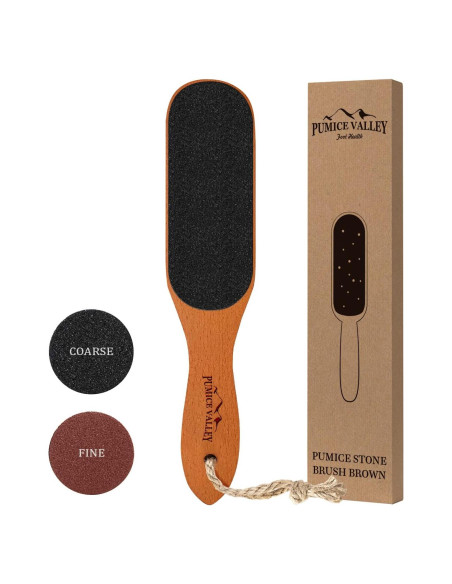 Lima de Pies de Madera Pumice Valley - Exfoliador Doble Cara Lima de Pies de Madera Pumice Valley - Exfoliador Doble Cara