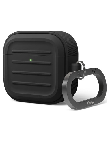 Funda elago Armor para AirPods 4 - Resistente a golpes, Negro