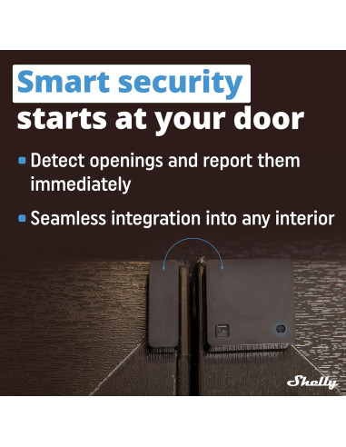 Sensor de Puerta/Ventana Shelly Blu Negro | Bluetooth | 5 Años Batería