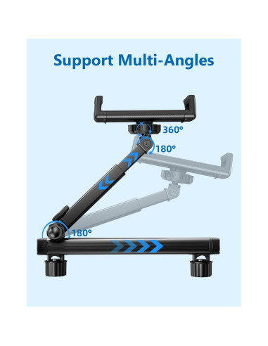 Soporte para Tableta en Reposacabezas de Auto OATSBASF, Negro