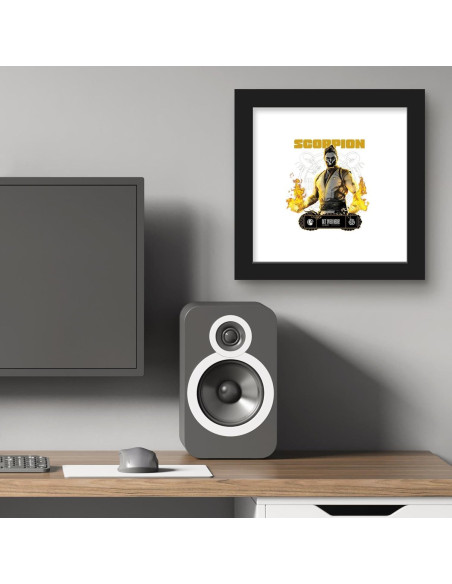 Arte de Pared enmarcado Trends International Mortal Kombat Scorpion 30.48 cm Arte de Pared enmarcado Trends International Mortal Kombat Scorpion 30.48 cm