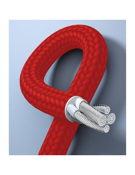 Cable USB C 3 en 1 Awnuwuy 1.22M Rojo - Carga Rápida 3A Cable USB C 3 en 1 Awnuwuy 1.22M Rojo - Carga Rápida 3A