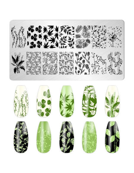 Kit de Estampado de Uñas JCAKES 5 Piezas Hoja de Arce Kit de Estampado de Uñas JCAKES 5 Piezas Hoja de Arce