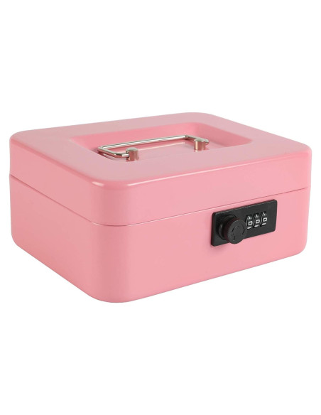 Caja Fuerte Mediana xydled de Acero con Cerradura Combinación Rosa Caja Fuerte Mediana xydled de Acero con Cerradura Combinación Rosa