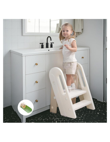 Escalera Plegable para Niños Hoopyosms 30.48 cm Antideslizante
