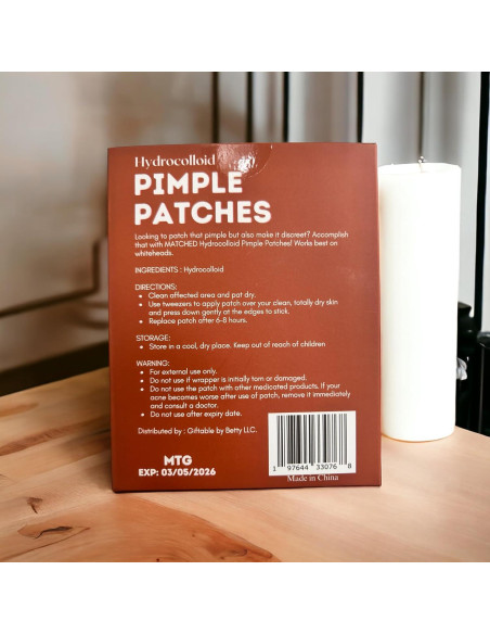 Parches Hidrocoloides MATCHED para Acné Facial - 72 Unidades Parches Hidrocoloides MATCHED para Acné Facial - 72 Unidades