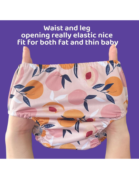 Cubiertas de Pañales Reutilizables SMULPOOTI 1T para Niñas Cubiertas de Pañales Reutilizables SMULPOOTI 1T para Niñas