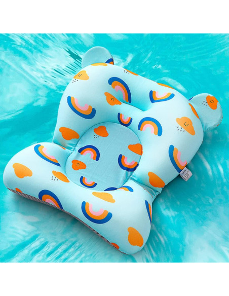 Almohadilla de Baño para Bebé Sling Nube Azul 55x42cm Almohadilla de Baño para Bebé Sling Nube Azul 55x42cm