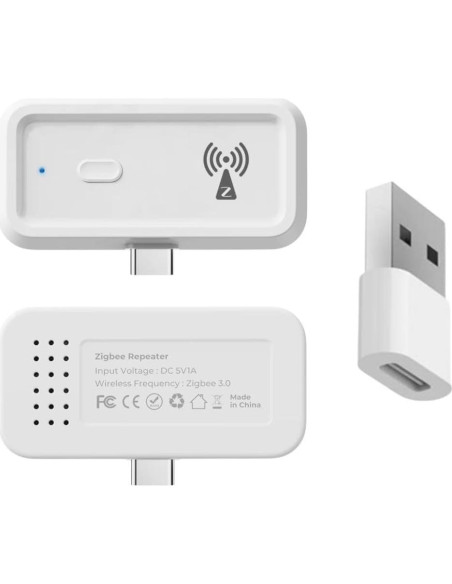 Repetidor de Señal ZigBee Home Assistant USBC 20-30m Repetidor de Señal ZigBee Home Assistant USBC 20-30m