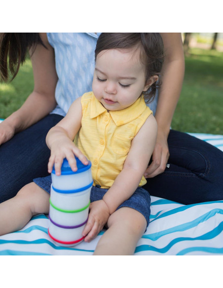 Tazas Apilables Snack-A-Pillar Dr. Brown's 4 Contenedores 6m+ Tazas Apilables Snack-A-Pillar Dr. Brown's 4 Contenedores 6m+