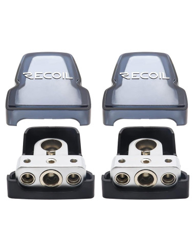 Terminales de Batería Recoil PBT-D04 2 Pack Latón 0/2/4 y 4/8 AWG