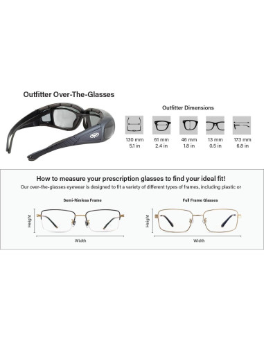 Gafas de Sol de Seguridad Global Vision Acolchadas