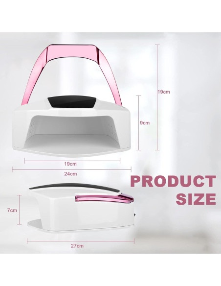Lámpara UV LED Inalámbrica 96W Linssy - Curado Esmalte Gel Lámpara UV LED Inalámbrica 96W Linssy - Curado Esmalte Gel