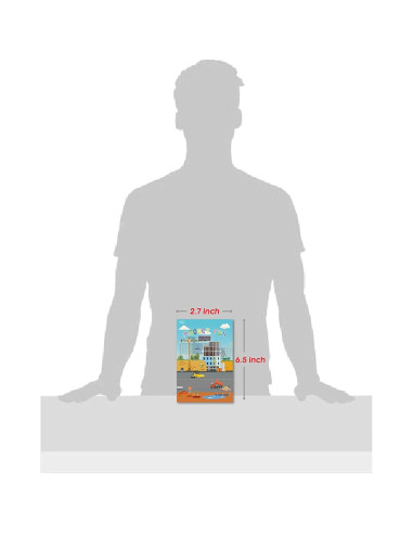 Tablero Magnético Portátil de Juego Vehículos de Construcción 38 Pcs