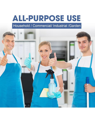 Eccliy 20 Botellas de Spray Vacías 500 ml con Boquilla Ajustable