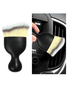 Cepillo de Polvo para Interior de Auto Dickno Beige 4.5x9.8cm