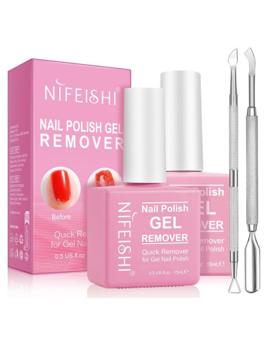 Removedor de Esmalte en Gel NIFEISHI 15ml - Kit 2PCS
