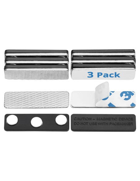 Imanes de Insignias Magnéticos Mata1 - 3 Piezas 44x12mm Imanes de Insignias Magnéticos Mata1 - 3 Piezas 44x12mm
