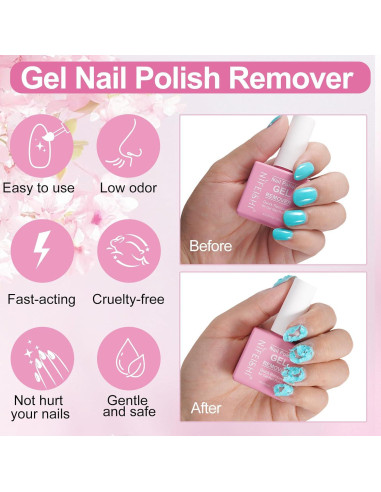 Removedor de Esmalte en Gel NIFEISHI 15ml - Kit 2PCS