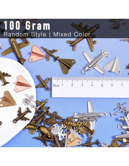 Encantos de Metal Stino 100g para Joyería - Plata y Oro Encantos de Metal Stino 100g para Joyería - Plata y Oro