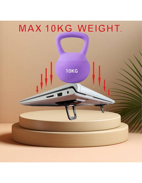 Soporte para Laptop Universal OHNAKON Plegable Antideslizante Soporte para Laptop Universal OHNAKON Plegable Antideslizante