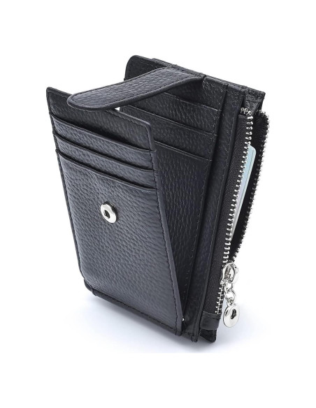 Billetera delgada para mujeres Fependu con bloqueo RFID cuero Billetera delgada para mujeres Fependu con bloqueo RFID cuero
