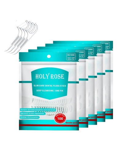 Palillos de Hilo Dental Holy Rose 500 Unidades Alta Calidad