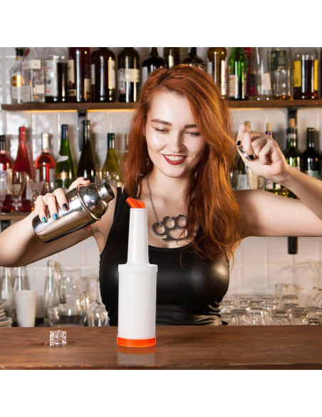 4 Botellas de Jugo 1L con Vertedores Sieral - Colores Vivos 4 Botellas de Jugo 1L con Vertedores Sieral - Colores Vivos