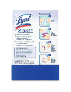 Lysol Gel Limpiador Automático de Inodoro Lavanda 6 Aplicadores 2