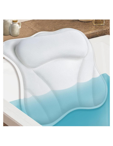 Almohada de Baño B BEAUTYBABY 4D con Ventosas Antideslizantes