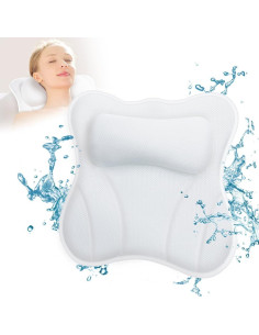 Almohada de Baño B BEAUTYBABY 4D con Ventosas Antideslizantes 2