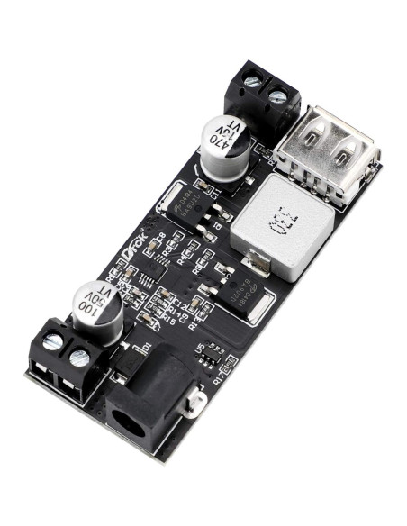Convertidor Buck DROK 12V a 5V USB 6A Carga Rápida Convertidor Buck DROK 12V a 5V USB 6A Carga Rápida