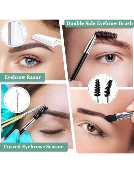 Juego de Pinzas TsMADDTs 7 Piezas para Cejas y Vello Facial Juego de Pinzas TsMADDTs 7 Piezas para Cejas y Vello Facial