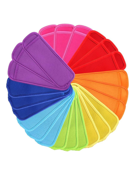 Bolsas Reutilizables para Paletas JANYUN 24 Piezas Antifriado Bolsas Reutilizables para Paletas JANYUN 24 Piezas Antifriado