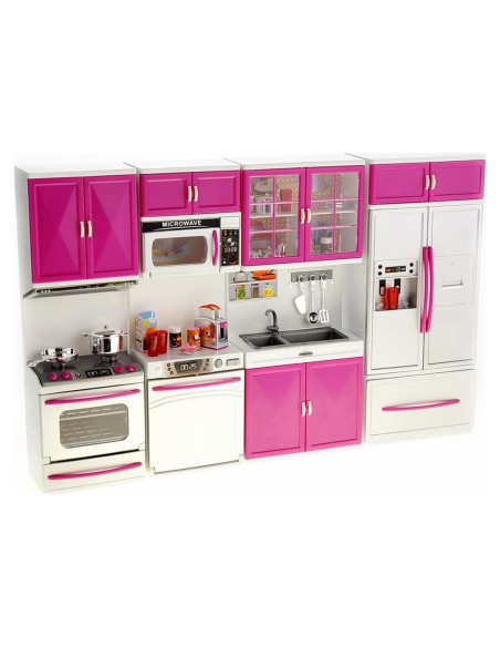 Juego de Cocina para Muñecas PowerTRC 4 en 1 con Luz y Sonido Juego de Cocina para Muñecas PowerTRC 4 en 1 con Luz y Sonido