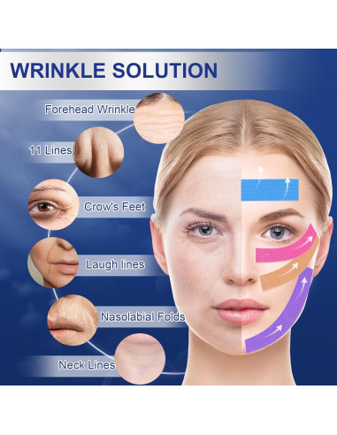 Cinta Facial Antienvejecimiento TEAWOO - 4 Colores, 100% Impermeable