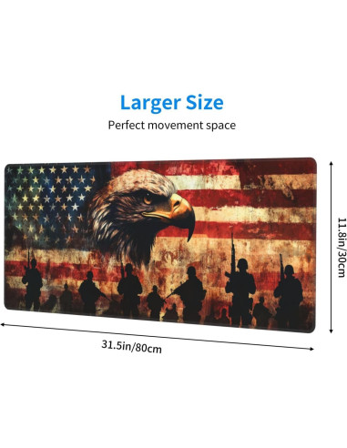 Almohadilla de Ratón Grande Mqtzyiwx XL 80x30cm Antideslizante