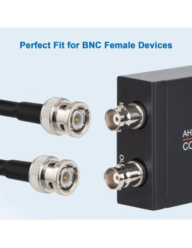 Cable Coaxial BNC RG58 50 Ohm 1.52 m XRDS -RF 2 Piezas