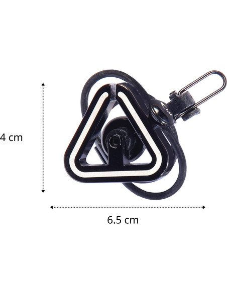 Timbre de Bicicleta N+1 Triángulo Clásico Aluminio 19.2-31.8mm Timbre de Bicicleta N+1 Triángulo Clásico Aluminio 19.2-31.8mm