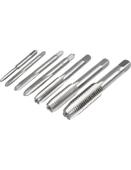 Juego de Machos de Rosca Métricos Fixinus 7 Piezas M3 a M12 Juego de Machos de Rosca Métricos Fixinus 7 Piezas M3 a M12