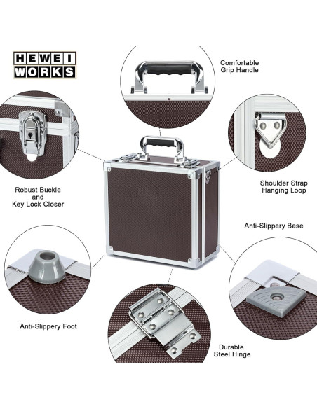 Caja de Almacenamiento de Tarjetas HEWEI WORKS Café 360 Piezas Caja de Almacenamiento de Tarjetas HEWEI WORKS Café 360 Piezas