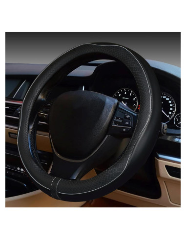 Funda para Volante de Coche ESEWALAS Cuero Antideslizante 36.83-38.1 cm