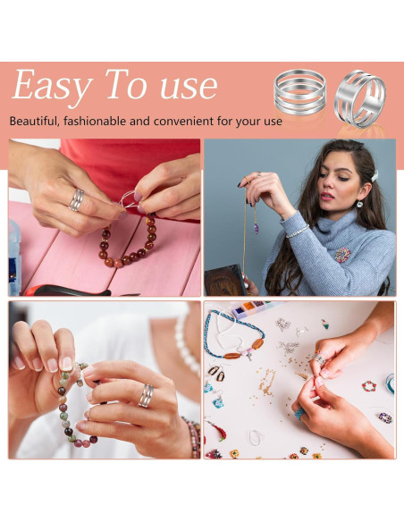 2 Piezas Herramienta Abridora de Anillos de Salto ZEYIYER Plata 2 Piezas Herramienta Abridora de Anillos de Salto ZEYIYER Plata