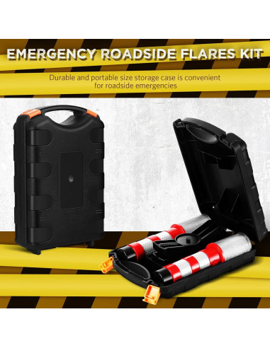 Riakrum Flares LED de Emergencia 2 Pcs Luz Roja Estroboscópica