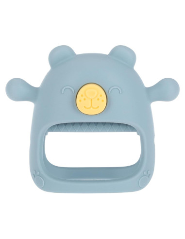 Mitón de Dentición Silicona Nuby Oso Azul 3+ Meses