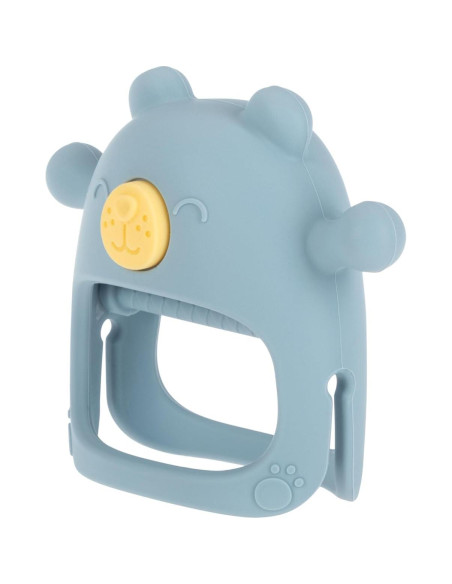 Mitón de Dentición Silicona Nuby Oso Azul 3+ Meses Mitón de Dentición Silicona Nuby Oso Azul 3+ Meses