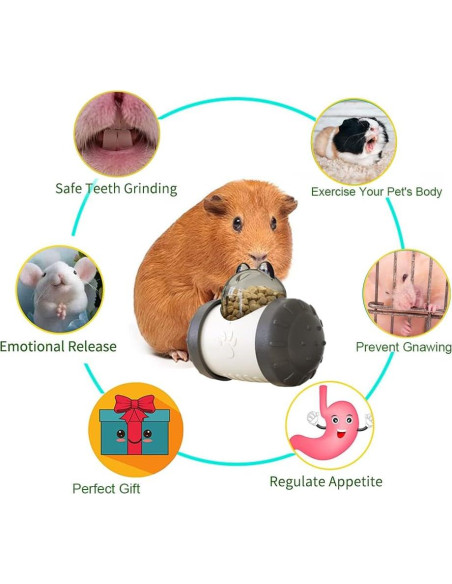 Bola de Golosinas Interactiva para Conejos Dbeans 14.6cm Bola de Golosinas Interactiva para Conejos Dbeans 14.6cm